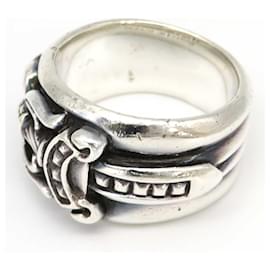 Chrome Hearts-Chrome Hearts Wide Dagger Ring-Silvery