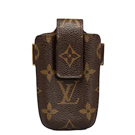 Louis Vuitton-Capa de telefone Monogram Etui M63064-Marrom