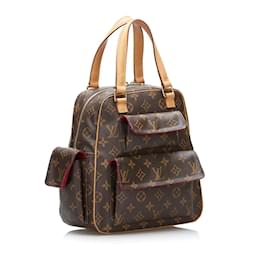 Louis Vuitton-Monogramm Excentri Cite M51161-Braun