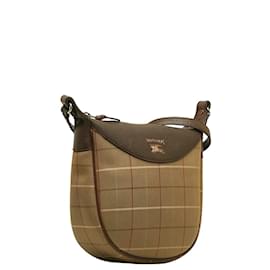 Burberry-Nova Check Shoulder Bag-Brown