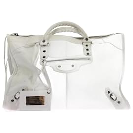 Balenciaga-BALENCIAGA Handtaschen T.  Leder-Weiß