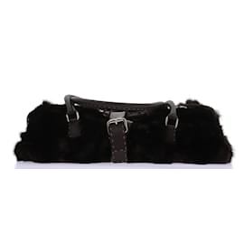 Fendi-FENDI  Handbags T.  Fur-Black