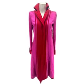 Gianfranco Ferré-GIANFRANCO FERRE  Coats T.it 42 Wool-Pink