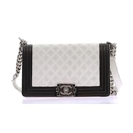 Chanel-Bolsas CHANEL T.  Couro-Branco