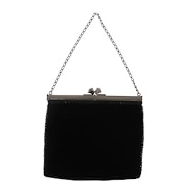 Prada-PRADA  Handbags T.  velvet-Black
