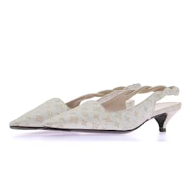 Louis Vuitton-Mules e tamancos LOUIS VUITTON T.eu 37 Couro-Prata