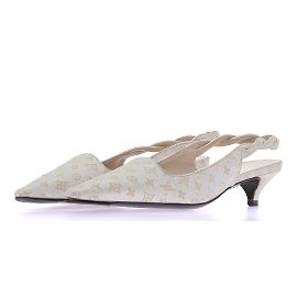 Louis Vuitton Pantoletten & Clogs T.EU 37 Leder Silber