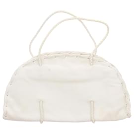 Bottega Veneta-BOTTEGA VENETA  Handbags T.  leather-White