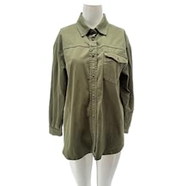 Anine Bing-ANINE BING  Tops T.International S Cotton-Khaki