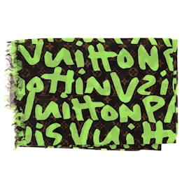 Louis Vuitton-LOUIS VUITTON Sciarpe T.  cotton-Verde
