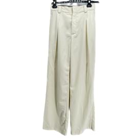 Closed-CLOSED  Trousers T.US 26 polyester-Cream