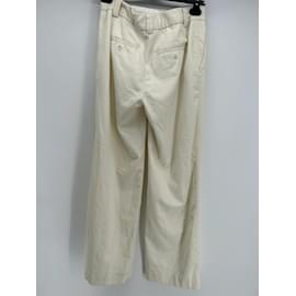 Closed-CLOSED  Trousers T.US 26 polyester-Cream