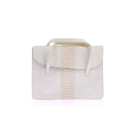 Sacs Alaïa T. Cuirs exotiques Blanc