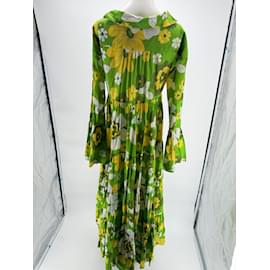 Autre Marque-DODO BAR OR  Dresses T.International S Cotton-Green