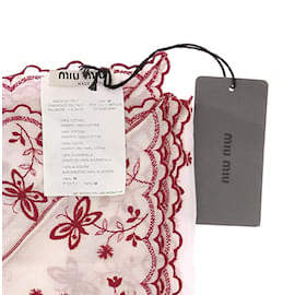 Miu Miu-MIU MIU  Scarves T.  cotton-Red