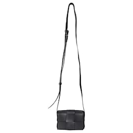 Bottega Veneta-Black mini Cassette bag-Black