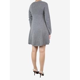 Khaite-Grey cashmere flared dress - size S-Grey