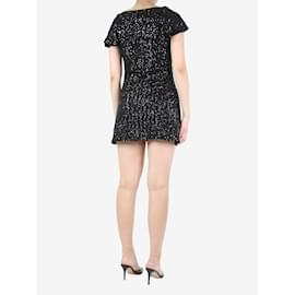 Saint Laurent-Black sequin mini dress - size M-Black