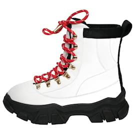 Autre Marque-White hike lace up boots - size EU 38-White