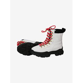 Autre Marque-White hike lace up boots - size EU 38-White