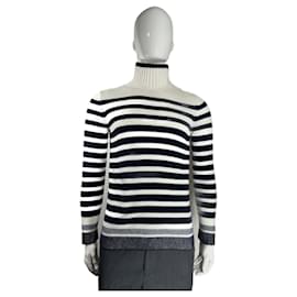 Loro Piana-Knitwear-White,Multiple colors,Navy blue