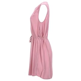 Tommy Hilfiger-Damenkleid mit Taillenschnürung-Pink