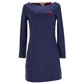 Tommy Hilfiger Womens Dress in Navy Blue Polyester Navy blue