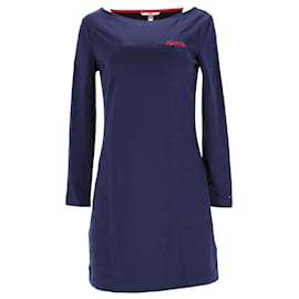 Tommy Hilfiger-Tommy Hilfiger Womens Dress in Navy Blue Polyester-Navy blue