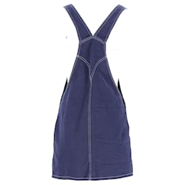 Tommy Hilfiger-Robe salopette en coton pour femme-Bleu