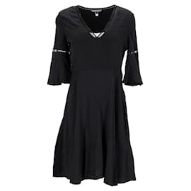 Tommy Hilfiger-Mini-robe à manches cloche pour femme-Noir