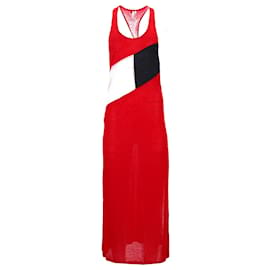 Tommy Hilfiger-Vestido sin mangas con bloques de color para mujer-Roja
