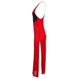 Tommy Hilfiger-Vestido sin mangas con bloques de color para mujer-Roja