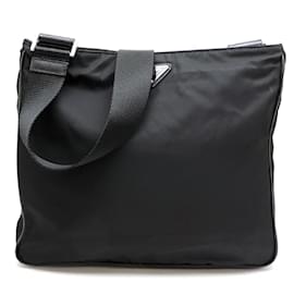 Prada-Sac messager Tessuto-Noir