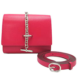 Hermès-Chaine d'Ancre Compact Wallet-Pink