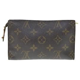 Louis Vuitton-LOUIS VUITTON Pochette Monogram Seau PM Pochette Accessoire LV Auth 64023-Monogramme