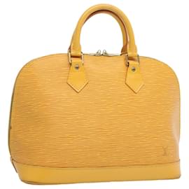 Louis Vuitton-Bolsa de mão LOUIS VUITTON Epi Alma Tassili Yellow M52149 Autenticação de LV 62790-Outro