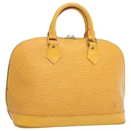 Louis Vuitton-LOUIS VUITTON Bolso de mano Epi Alma Tassili Amarillo M52149 LV Auth 62790-Otro