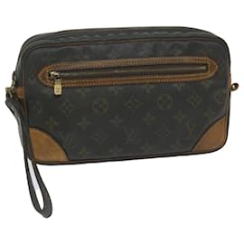 Louis Vuitton-LOUIS VUITTON Monogramm Marly Dragonne GM Clutch Bag M.51825 LV Auth 62145-Monogramm