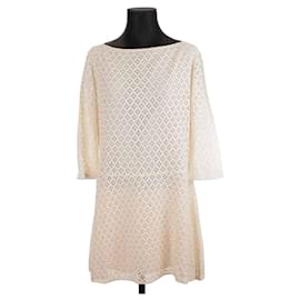 See by Chloé-Dress with lace-White