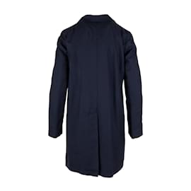 Boglioli-Lange Jacke aus Boglioli-Kaschmir-Blau,Marineblau