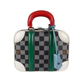Borsa Louis Vuitton Mini Bagaglio Damier BB Multicolore