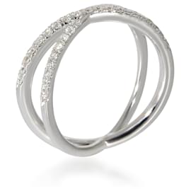 Roberto Coin-Roberto Coin Crossover X Diamond Ring in 18K white gold 0.29 ctw-Other