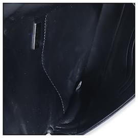 Prada-Bolso de hombro de cuero cepillado negro de Prada-Negro