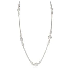 Autre Marque-John Hardy 5 Station Diamond Necklace in Sterling Silver 1.20 ctw-Other
