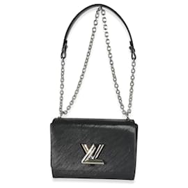 Louis Vuitton-Louis Vuitton Negro Epi Twist MM-Negro