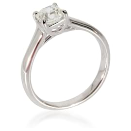 Tiffany & Co-TIFFANY & CO. Lucida Diamond Engagement Ring in Platinum G VVS2 0.63 ctw-Other