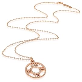 Tiffany & Co-TIFFANY & CO. Atlas pendant in 18k Rose Gold 0.02 ctw-Other