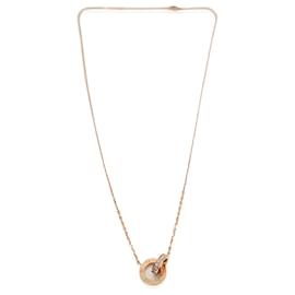 Cartier-Cartier Love Necklace in 18k Rose Gold 0.3 ctw-Other