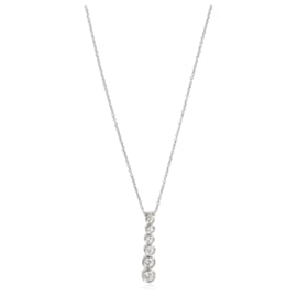 Tiffany & Co-TIFFANY & CO. Pendentif Diamant Jazz en Platine 0.45 ctw-Autre