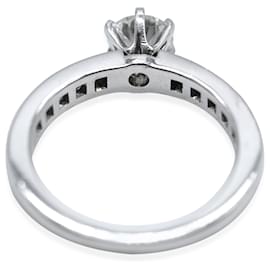 Tiffany & Co-TIFFANY & CO. Bague de fiançailles diamant en platine G VVS1 1.05 ctw-Autre